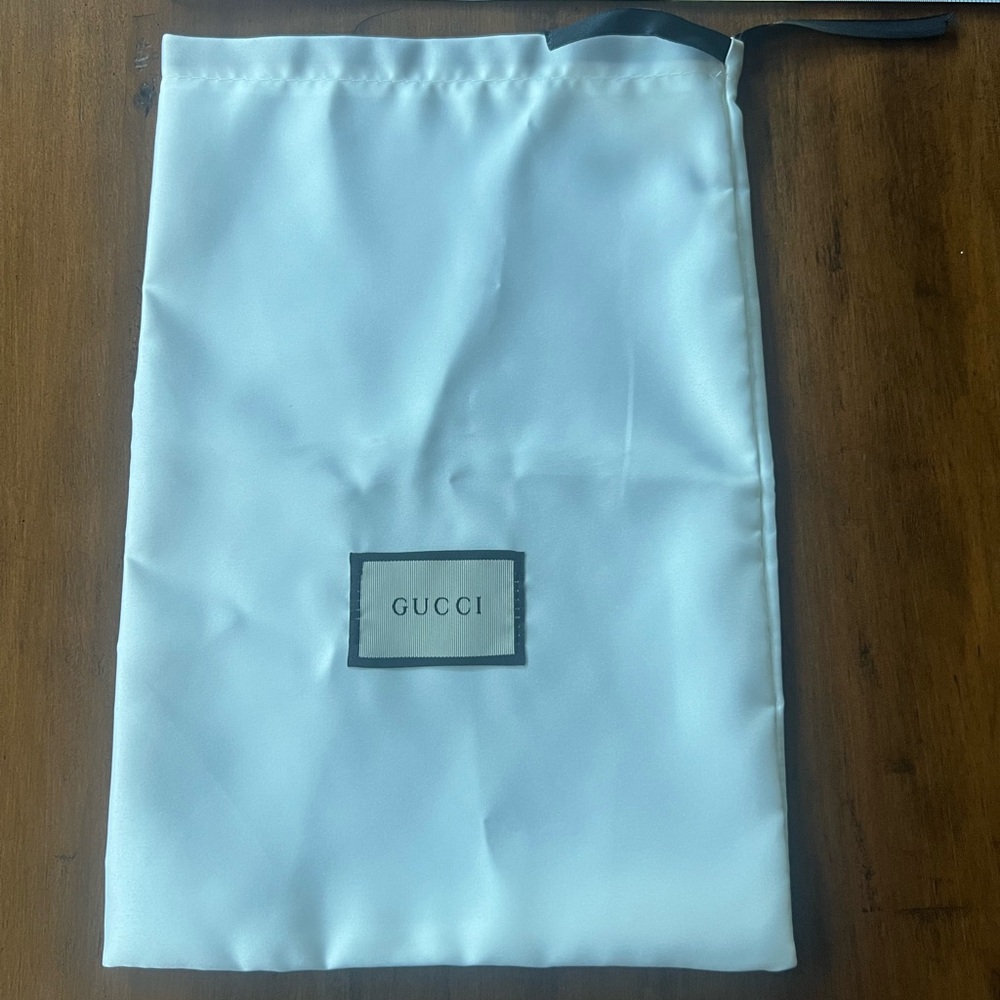 Authentic Gucci Small Drawstring Satin Finish Sto… - image 1